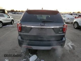 2017 Ford Explorer XLT with VIN 1FM5K7DH9HGA87291, listed as a Copart auction lot 87955855 with 123,480 mi miles and Salvage Title. Bid and sale history available at carsss.com. Image 6.
