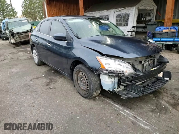 2014 Nissan Sentra SV with VIN 3N1AB7AP1EY254819, listed as a Copart auction lot 51493125 with 73,558 mi miles and Salvage Title. Bid and sale history available at DreamBid. Image 11.