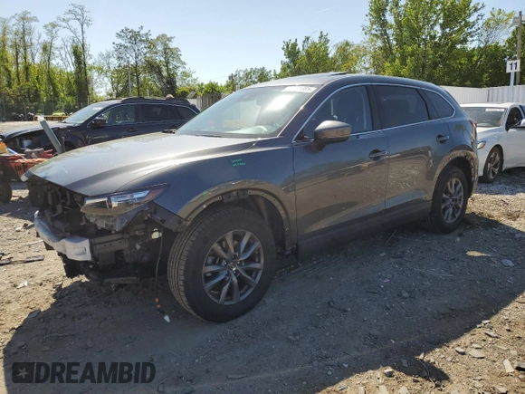 2021 Mazda CX-9 Touring with VIN JM3TCBCY7M0515088, listed as a Copart auction lot 53481665 with 66,381 mi miles and Salvage title. Bid and sale history available at DreamBid. Image 1.
