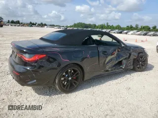 2023 BMW 4 Series M440i with VIN WBA53AT06PCM44083, listed as a Copart auction lot 58314465 with Not provided miles and Salvage title. Bid and sale history available at DreamBid. Image 3.