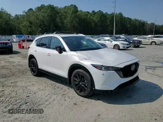 2024 Mazda CX-5 2.5 Carbon Turbo with VIN JM3KFBAY5R0403323, listed as a Copart auction lot 75307144 with 2,842 mi miles and Salvage Title. Bid and sale history available at carsss.com. Image 14.