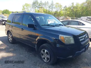 2006 Honda Pilot EX with VIN 2HKYF184X6H537601, listed as a IAAI auction lot 42226737 with 159,982 mi miles and . Bid and sale history available at DreamBid. Image 1.