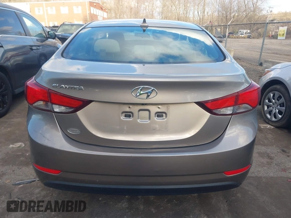 2014 Hyundai Elantra Limited z VIN 5NPDH4AE6EH487713, wystawiony jako IAAI lot #41745111 z przebiegiem 88 221 mil mil oraz . Historia ofert i sprzedaży dostępna na DreamBid. Obrazek 16.