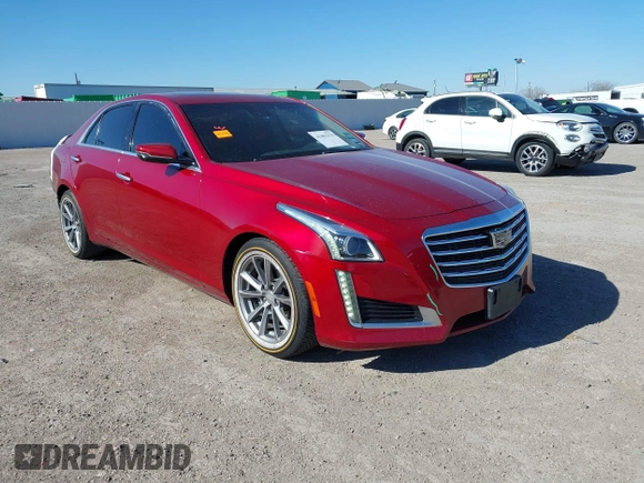 2018 Cadillac CTS Sedan Luxury AWD with VIN 1G6AX5SX0J0141744, listed as a IAAI auction lot 41402270 with 75,620 mi miles. Bid and sale history available at carsss.com. Image 1.