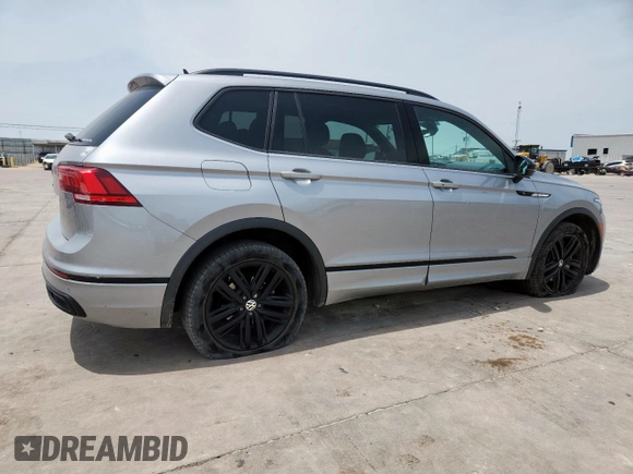 2022 Volkswagen Tiguan SE R-Line Black with VIN 3VVCB7AX5NM016910, listed as a Copart auction lot 57120005 with 54,812 mi miles and Salvage title. Bid and sale history available at DreamBid. Image 3.