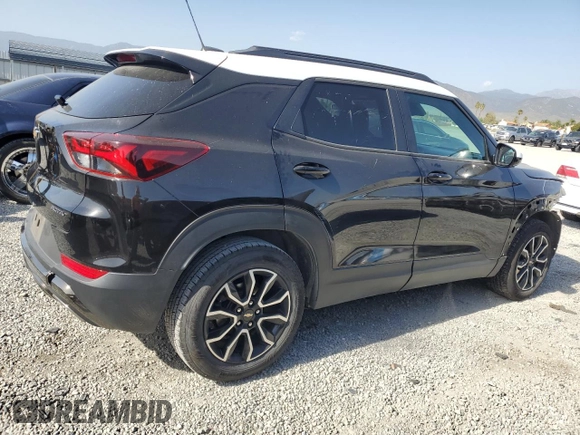2021 Chevrolet TrailBlazer ACTIV with VIN KL79MVSL0MB017677, listed as a Copart auction lot 53639514 with 48,570 mi miles and . Bid and sale history available at DreamBid. Image 3.