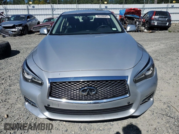2017 Infiniti Q50 Signature Edition z VIN JN1EV7AR2HM836901, wystawiony jako Copart lot #58598685 z przebiegiem 133 310 mil mil oraz Szkoda całkowita • Salvage title. Historia ofert i sprzedaży dostępna na DreamBid. Obrazek 5.