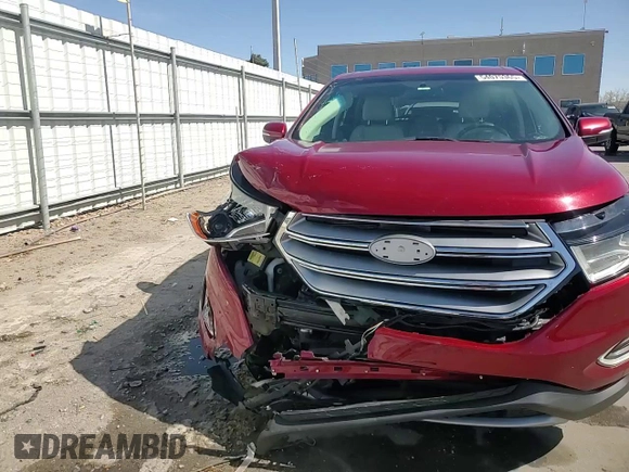 2015 Ford Edge Titanium with VIN 2FMTK4K93FBB03491, listed as a Copart auction lot 54075365 with 94,095 mi miles and Salvage Title. Bid and sale history available at carsss.com. Image 14.