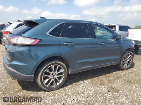 2016 Ford Edge Titanium with VIN 2FMPK4K97GBB15016, listed as a Copart auction lot 51073725 with 115,496 mi miles and Salvage Title. Bid and sale history available at carsss.com. Image 3.