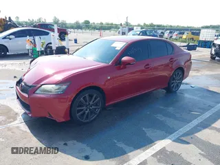 2013 Lexus GS 350 with VIN JTHCE1BL3D5011402, listed as a IAAI auction lot 42419049 with 154,205 mi miles and . Bid and sale history available at DreamBid. Image 2.