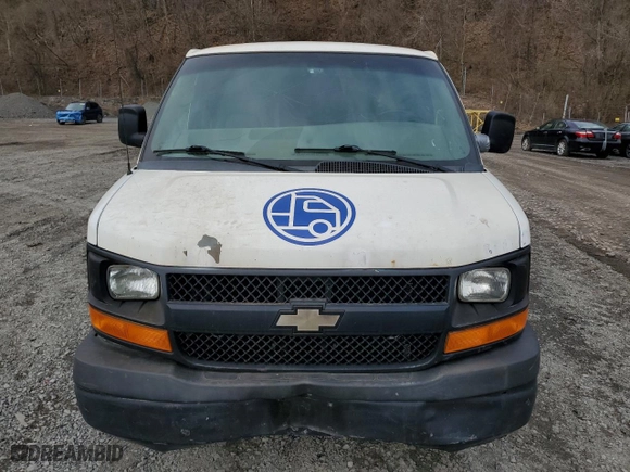 2011 Chevrolet Express Cargo Van with VIN 1GCWGFCA3B1143776, listed as a Copart auction lot 51505945 with 220,460 mi miles and Clean Title. Bid and sale history available at carsss.com. Image 5.