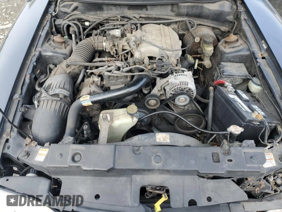 1998 Ford Mustang with VIN 1FAFP4449WF153210, listed as a Copart auction lot 44126725 with 143,249 mi miles and Salvage Title. Bid and sale history available at carsss.com. Image 11.