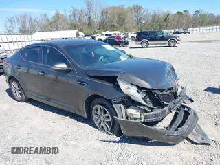 2013 Kia Optima LX with VIN 5XXGM4A74DG176057, listed as a IAAI auction lot 41826086 with 203,204 mi miles. Bid and sale history available at carsss.com. Image 1.
