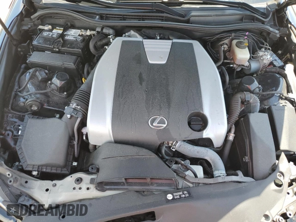 2015 Lexus IS 350 with VIN JTHBE1D25F5016197, listed as a Copart auction lot 55535365 with 56,987 mi miles and Salvage title. Bid and sale history available at DreamBid. Image 11.