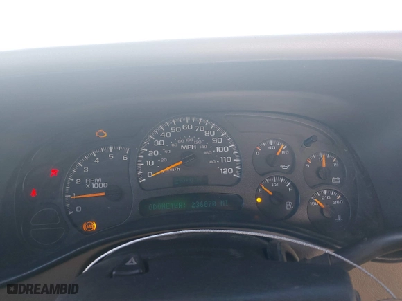 2005 Chevrolet Silverado 1500 LS with VIN 2GCEK13T251264604, listed as a IAAI auction lot 41742967 with 236,070 mi miles. Bid and sale history available at carsss.com. Image 7.