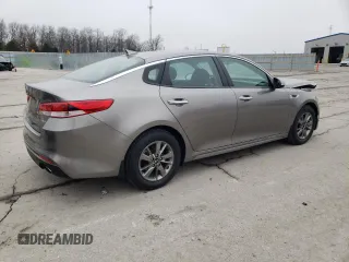 2016 Kia Optima LX Turbo with VIN 5XXGT4L10GG011106, listed as a Copart auction lot 43805715 with 81,747 mi miles and Salvage Title. Bid and sale history available at carsss.com. Image 3.