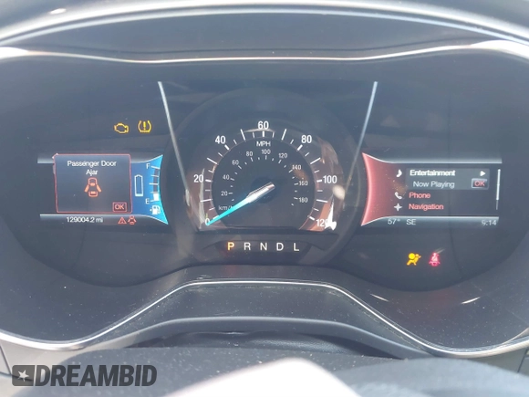 2013 Ford Fusion SE Hybrid with VIN 3FA6P0LU4DR325699, listed as a IAAI auction lot 41677237 with 129,004 mi miles. Bid and sale history available at carsss.com. Image 7.