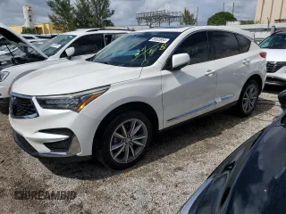 2020 Acura RDX w/Technology Pkg with VIN 5J8TC1H51LL010616, listed as a Copart auction lot 59505954 with 28,268 mi miles and Salvage Title. Bid and sale history available at carsss.com. Image 1.