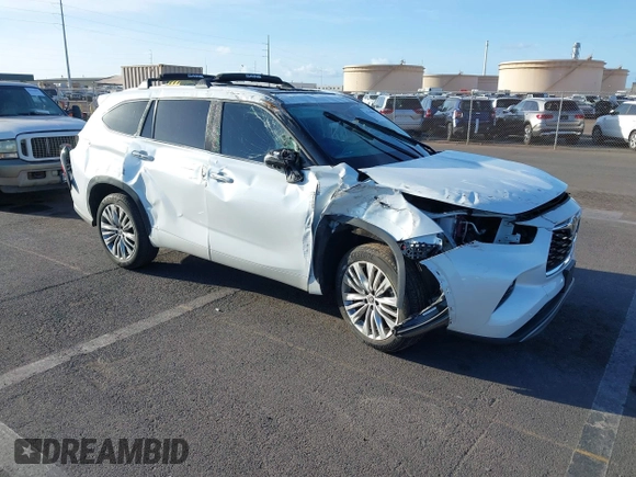 2023 Toyota Highlander L with VIN 5TDKDRAH8PS009638, listed as a IAAI auction lot 42544860 with Not provided miles and . Bid and sale history available at DreamBid. Image 1.