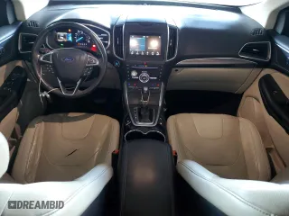 2017 Ford Edge Titanium with VIN 2FMPK3K86HBB43750, listed as a Copart auction lot 45764185 with 122,436 mi miles and Salvage Title. Bid and sale history available at carsss.com. Image 8.