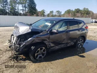 2018 Honda CR-V EX with VIN 2HKRW2H58JH671812, listed as a Copart auction lot 51483475 with 110,424 mi miles and Salvage Title. Bid and sale history available at DreamBid. Image 1.