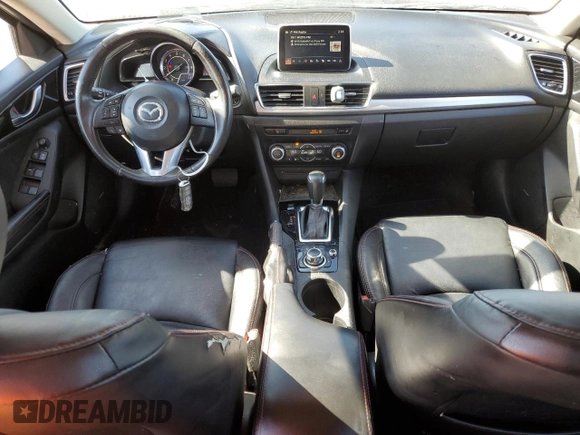 2015 Mazda 3 S Touring with VIN JM1BM1V39F1227583, listed as a Copart auction lot 76681734 with 163,744 mi miles and Salvage Title. Bid and sale history available at DreamBid. Image 8.