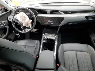 2021 Audi e-tron Premium with VIN WA1AAAGE7MB023112, listed as a Copart auction lot 63358503 with 16,944 mi miles. Bid and sale history available at carsss.com. Image 8.