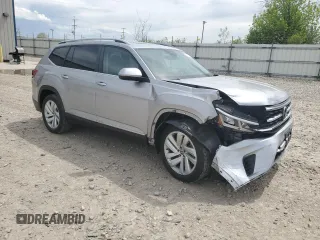 2021 Volkswagen Atlas SEL with VIN 1V2ER2CA8MC570634, listed as a Copart auction lot 57113175 with 47,766 mi miles and Salvage title. Bid and sale history available at DreamBid. Image 4.