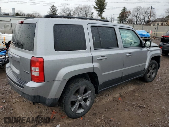 2015 Jeep Patriot High Altitude with VIN 1C4NJRFB2FD245075, listed as a Copart auction lot 46988625 with 103,443 mi miles and Salvage Title. Bid and sale history available at carsss.com. Image 3.