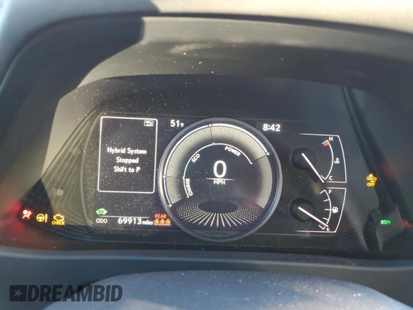2022 Lexus UX 250h with VIN JTHX9JBHXN2055837, listed as a Copart auction lot 88178815 with 69,913 mi miles and Salvage title. Bid and sale history available at DreamBid. Image 9.