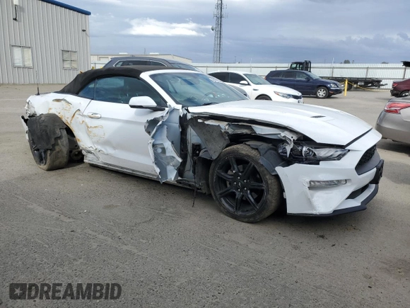 2018 Ford Mustang EcoBoost Premium with VIN 1FATP8UH6J5124498, listed as a Copart auction lot 48898825 with 86,073 mi miles and Salvage Title. Bid and sale history available at carsss.com. Image 4.