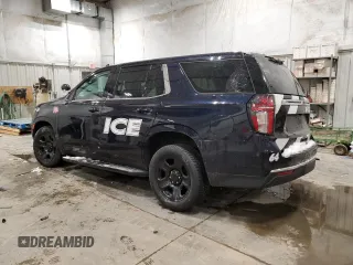 2021 Chevrolet Tahoe Commercial with VIN 1GNSKLED5MR479380, listed as a Copart auction lot 45630525 with 63,426 mi miles and Salvage title. Bid and sale history available at DreamBid. Image 2.