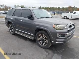 2014 Toyota 4Runner Limited with VIN JTEBU5JR0E5172302, listed as a IAAI auction lot 39452939 with 105,782 mi miles. Bid and sale history available at carsss.com. Image 1.