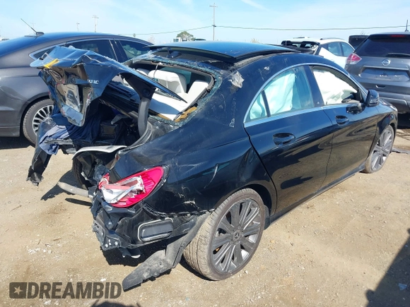2018 Mercedes-Benz CLA 250 with VIN WDDSJ4GB0JN530208, listed as a IAAI auction lot 39157315 with 60,901 mi miles and . Bid and sale history available at DreamBid. Image 4.