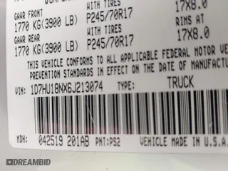 2006 Dodge Ram 1500 SLT with VIN 1D7HU18NX6J213074, listed as a IAAI auction lot 40285571 with 227,170 mi miles. Bid and sale history available at carsss.com. Image 9.