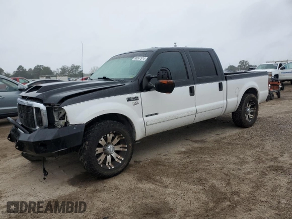 2001 Ford Super Duty F-250 XL with VIN 3FTNW20F81MA08379, listed as a Copart auction lot 80367514 with 206,882 mi miles and Salvage Title. Bid and sale history available at carsss.com. Image 1.