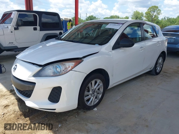2013 Mazda 3 i Touring with VIN JM1BL1L76D1823157, listed as a IAAI auction lot 42488593 with 166,793 mi miles and . Bid and sale history available at DreamBid. Image 2.
