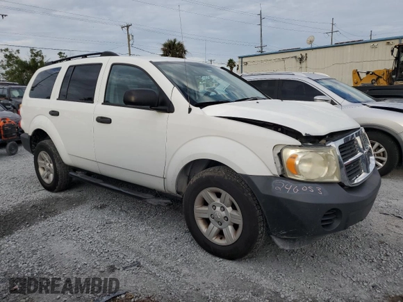 2007 Dodge Durango SXT with VIN 1D8HD38P97F557010, listed as a Copart auction lot 64879915 with 131,101 mi miles and Salvage title. Bid and sale history available at DreamBid. Image 4.