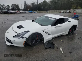 2019 Chevrolet Corvette 1LT with VIN 1G1YB2D75K5120732, listed as a Copart auction lot 45743535 with 0 mi miles and Salvage Title. Bid and sale history available at carsss.com. Image 1.