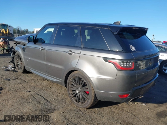 2019 Land Rover Range Rover Sport Dynamic with VIN SALWR2RE3KA838717, listed as a IAAI auction lot 41854857 with 57,318 mi miles. Bid and sale history available at carsss.com. Image 3.