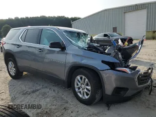 2021 Chevrolet Traverse LS with VIN 1GNERFKW8MJ122578, listed as a Copart auction lot 68529624 with 0 mi miles and Salvage Title. Bid and sale history available at carsss.com. Image 4.