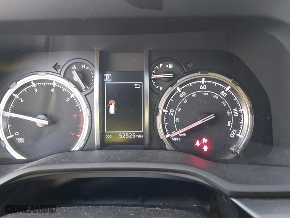 2020 Toyota 4Runner SR5 with VIN JTEBU5JR2L5830456, listed as a IAAI auction lot 41805595 with 52,525 mi miles. Bid and sale history available at carsss.com. Image 7.