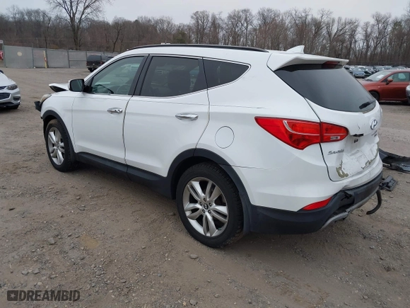 2013 Hyundai Santa Fe 2.0T Sport with VIN 5XYZUDLA9DG067638, listed as a IAAI auction lot 41781769 with 99,022 mi miles. Bid and sale history available at carsss.com. Image 3.