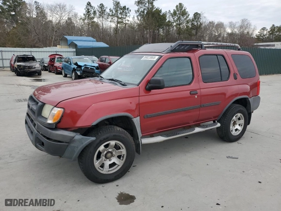 2001 Nissan Xterra XE with VIN 5N1ED28T71C572571, listed as a Copart auction lot 89023865 with 215,323 mi miles and Salvage Title. Bid and sale history available at carsss.com. Image 1.