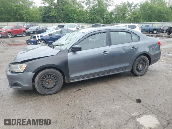 2013 Volkswagen Jetta S with VIN 3VW2K7AJ4DM318853, listed as a Copart auction lot 57597955 with 165,023 mi miles and Salvage title. Bid and sale history available at DreamBid. Image 1.