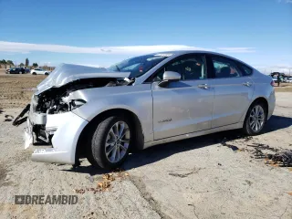 2019 Ford Fusion Hybrid SE with VIN 3FA6P0LU6KR220739, listed as a Copart auction lot 37527283 with 0 mi miles. Bid and sale history available at carsss.com. Image 1.