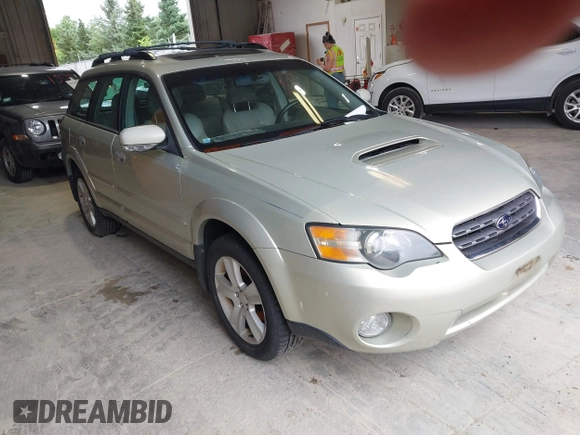 2005 Subaru Legacy Outback XT Limited with VIN 4S4BP67C654313332, listed as a IAAI auction lot 42725605 with 111,041 mi miles and . Bid and sale history available at DreamBid. Image 1.