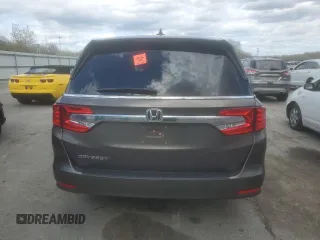 2019 Honda Odyssey EX-L with VIN 5FNRL6H73KB137053, listed as a Copart auction lot 53094245 with 38,081 mi miles and Salvage Title. Bid and sale history available at carsss.com. Image 6.