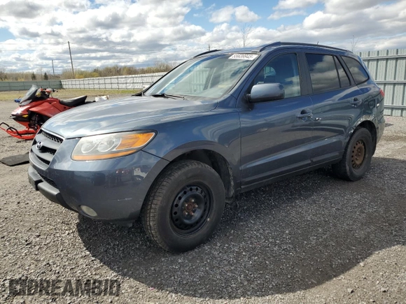 2009 Hyundai Santa Fe GL z VIN 5NMSG73E09H308786, wystawiony jako Copart lot #55639945 z przebiegiem 260 169 mil mil oraz Czysty tytuł • Clean title. Historia ofert i sprzedaży dostępna na DreamBid. Obrazek 1.