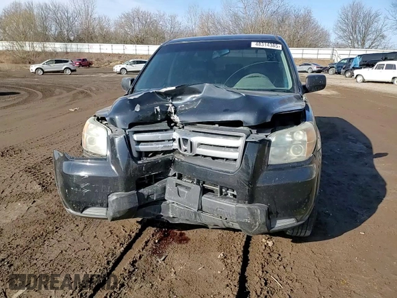 2006 Honda Pilot LX with VIN 2HKYF18156H547572, listed as a Copart auction lot 48314385 with 167,943 mi miles and Clean Title. Bid and sale history available at carsss.com. Image 12.